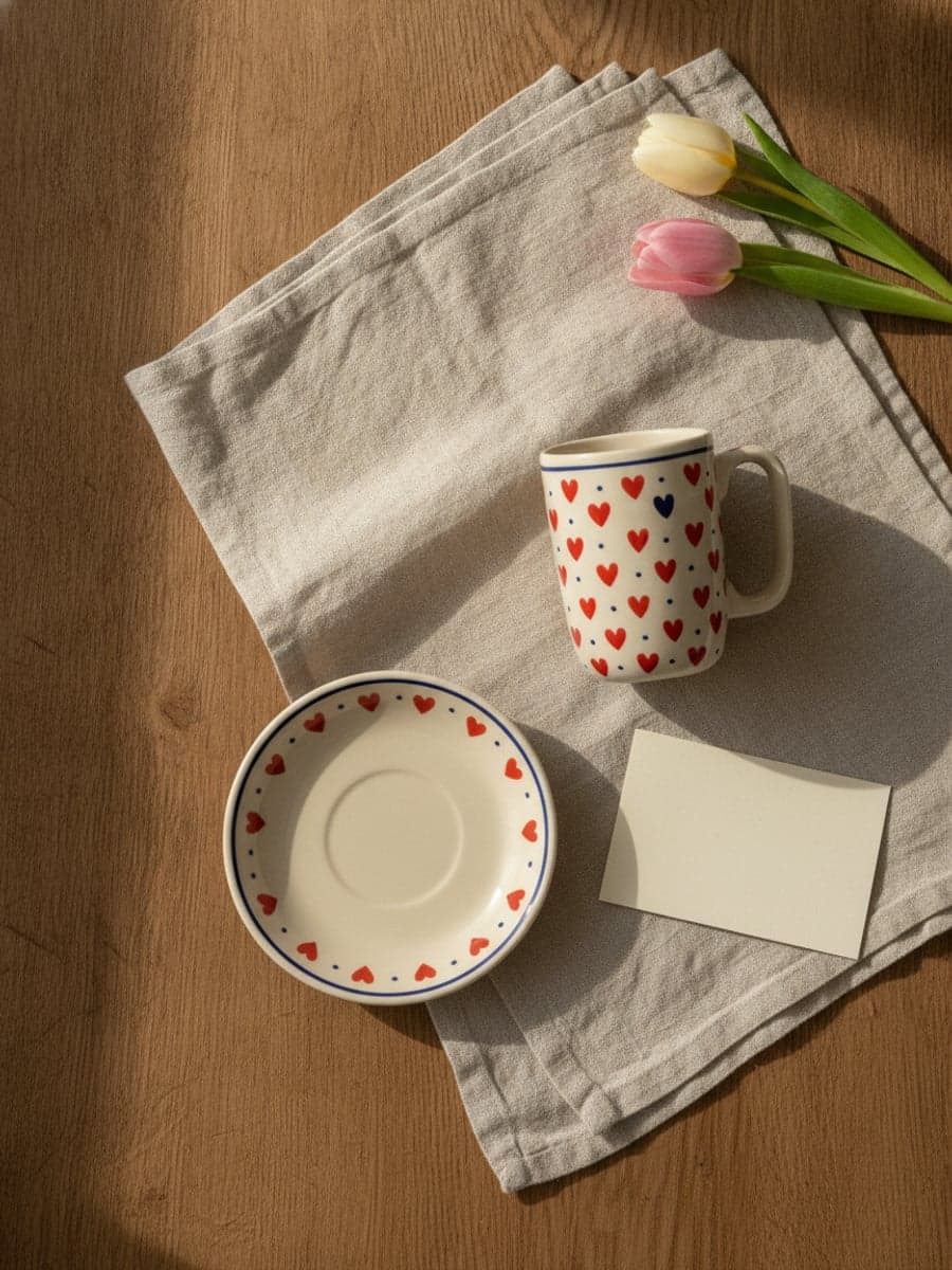 Lady Blue Keramik zum Anlass: Valentinstag